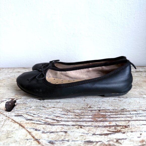 Cat and Jack Girls Flat Black Slip On Shoe Size 13 Unisex - Picture 5 of 8